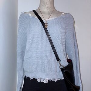 Women's Light Blue Sweater